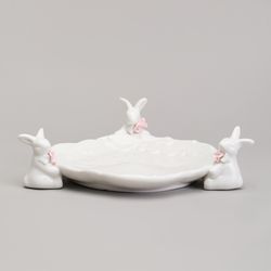 БЛЮДО СЕРВИРОВОЧНОЕ LEFARD "КРОЛИКИ" 21,5Х21,5Х6 СМ