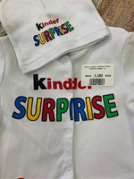 Боди дл. рукав + шапочка "Kinder Surprise" (Размер: 74)