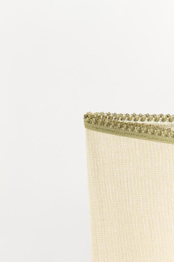 ZARA КОМБИНИРОВАННЫЕ ТРИКОТАЖНЫЕ ШОРТЫ, ЗОЛОТИСТЫЙ