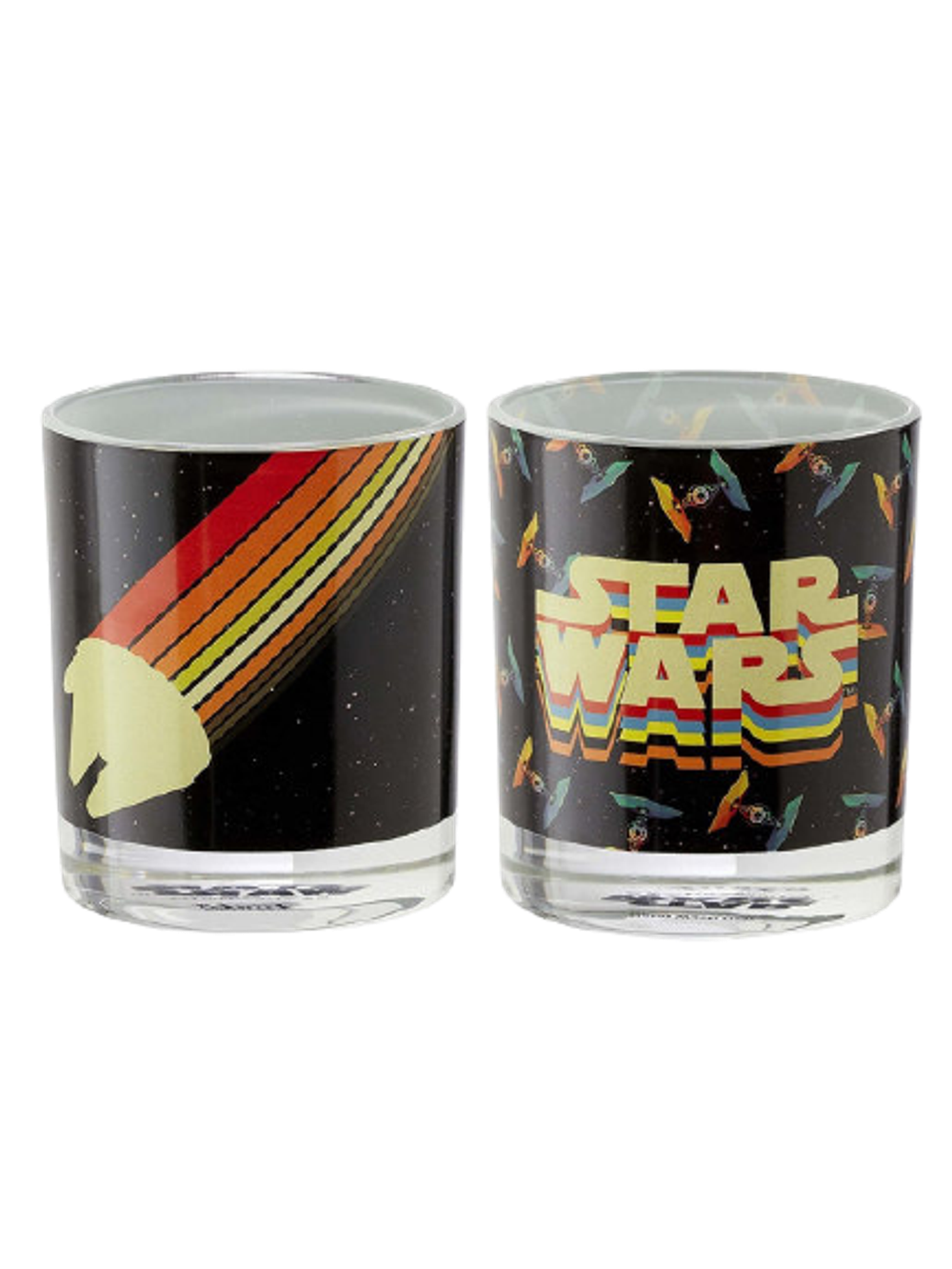 Набор бокалов стеклянных Funko Star Wars Retro Retro Vehicles Tumbler Set 2шт