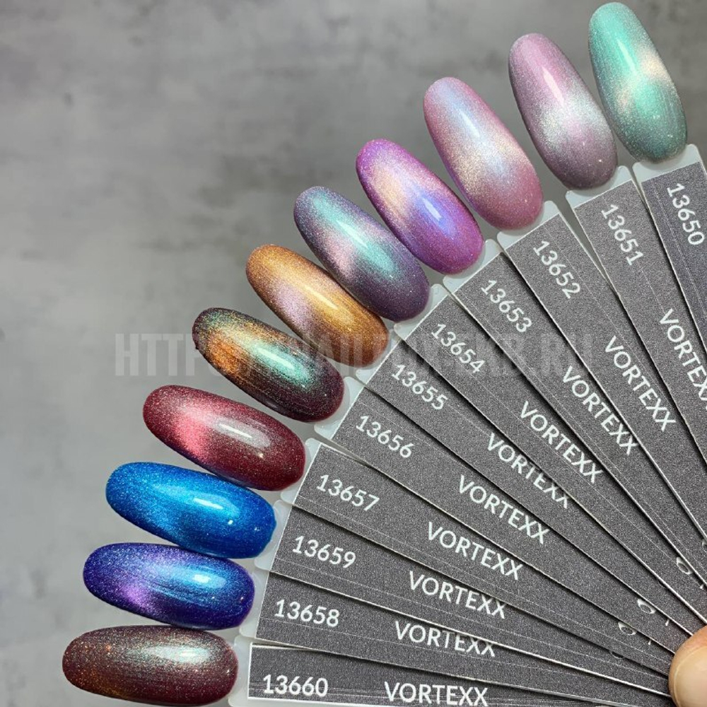 Planet Nails Гель-лак "VORTEXX" 657 кошачий глаз, 8мл