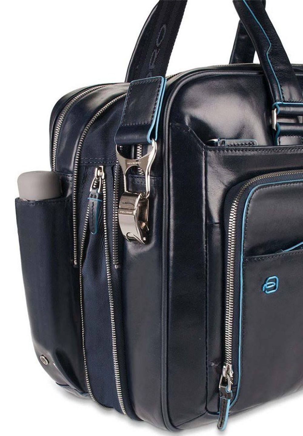 Сумка мужская Piquadro Blue Square синяя телячья кожа (CA2765B2/BLU2) 4