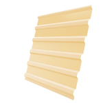 Профнастил С20 Grand Line Optima Pe 0,45 мм RAL 1014 слоновая кость