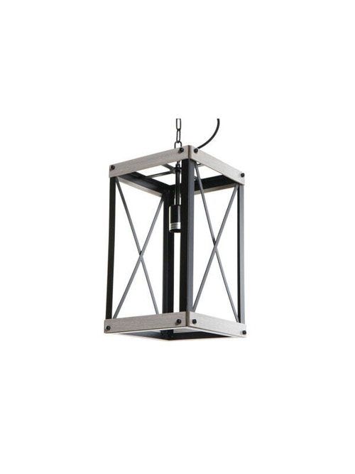 Потолочный светильник DKD Home Decor Чёрный Металл Коричневый 220 V 50 W (25 x 25 x 43 cm)