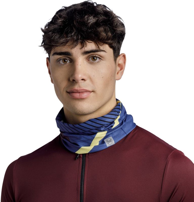 Повязка на голову спортивная Buff Headband CoolNet Akim Cobalt Фото 3