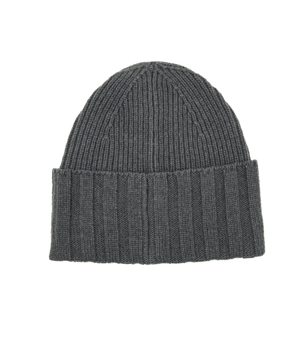 Хлопчатобумажная шапка ELEVATED RIB BEANIE Calvin Klein - графитовый(K50K510985)
