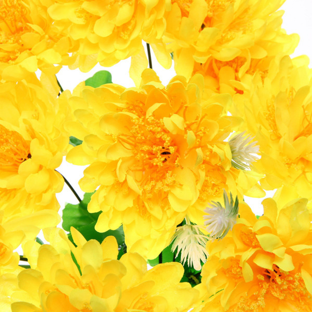 Искусственные цветы «Весеннее вдохновение» 40см 10цветков желтые