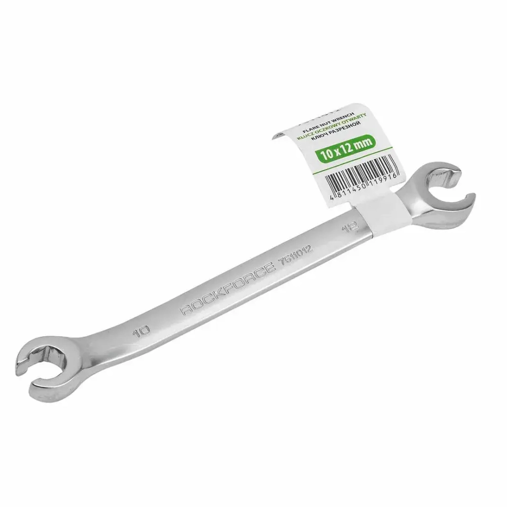 Ключ разрезной 10х12мм RockForce##Rock FORCE RF-7511012