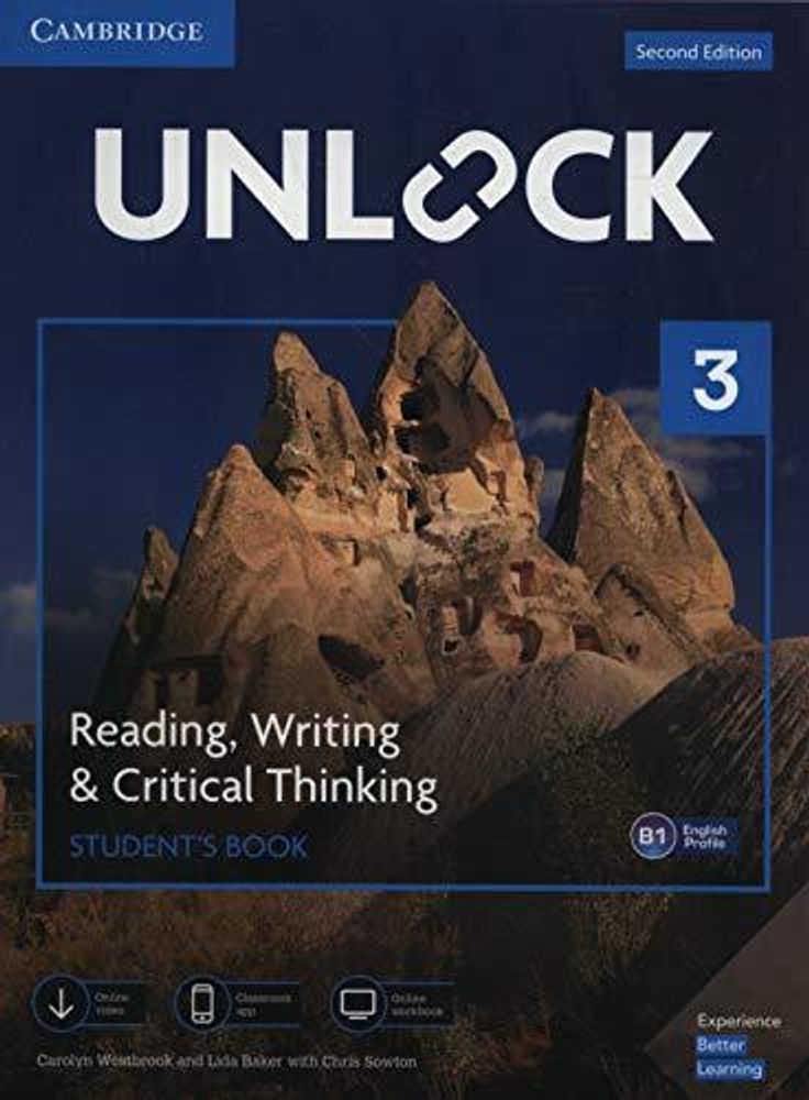 Unlock Level 3 Reading, Writing, &amp; Critical Thinking Student’s Book, Mob App and Online Workbook Downloadable Video