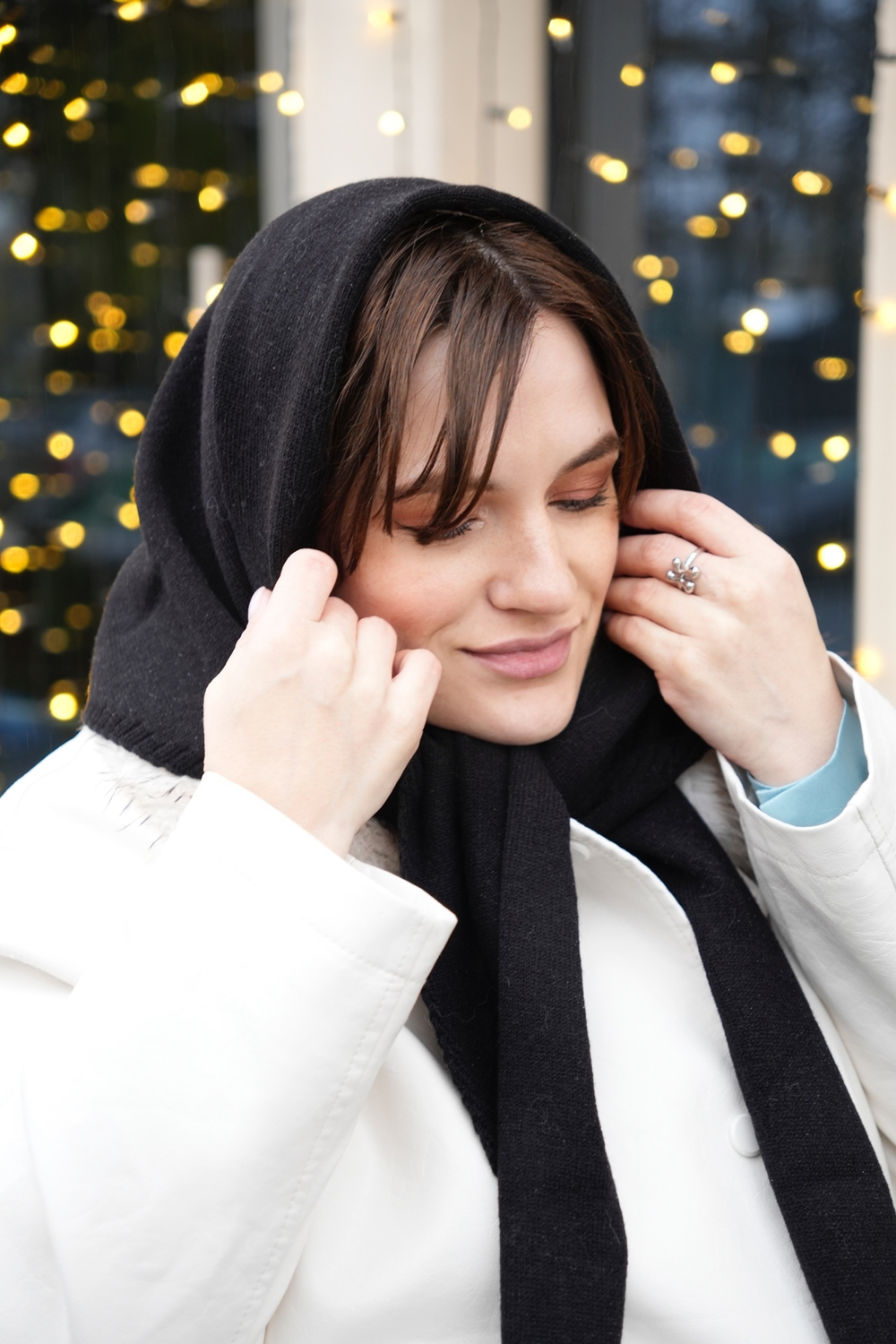 Косынка облегченная черный