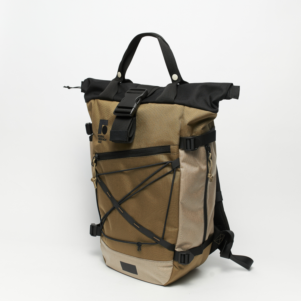 Рюкзак Rolltop Grubo 500 песочный/бежевый