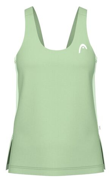 Женский топ теннисный Head Spirit Tank - зеленый