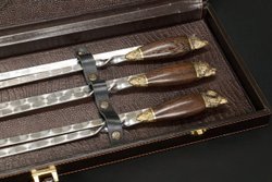 Подарочный набор шампуров в кейсе "Презент 3"