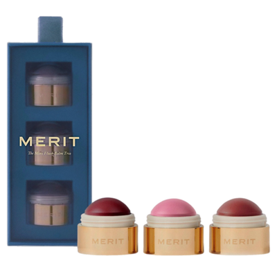 Merit Mini Flush Balm Cream Blush Trio Set