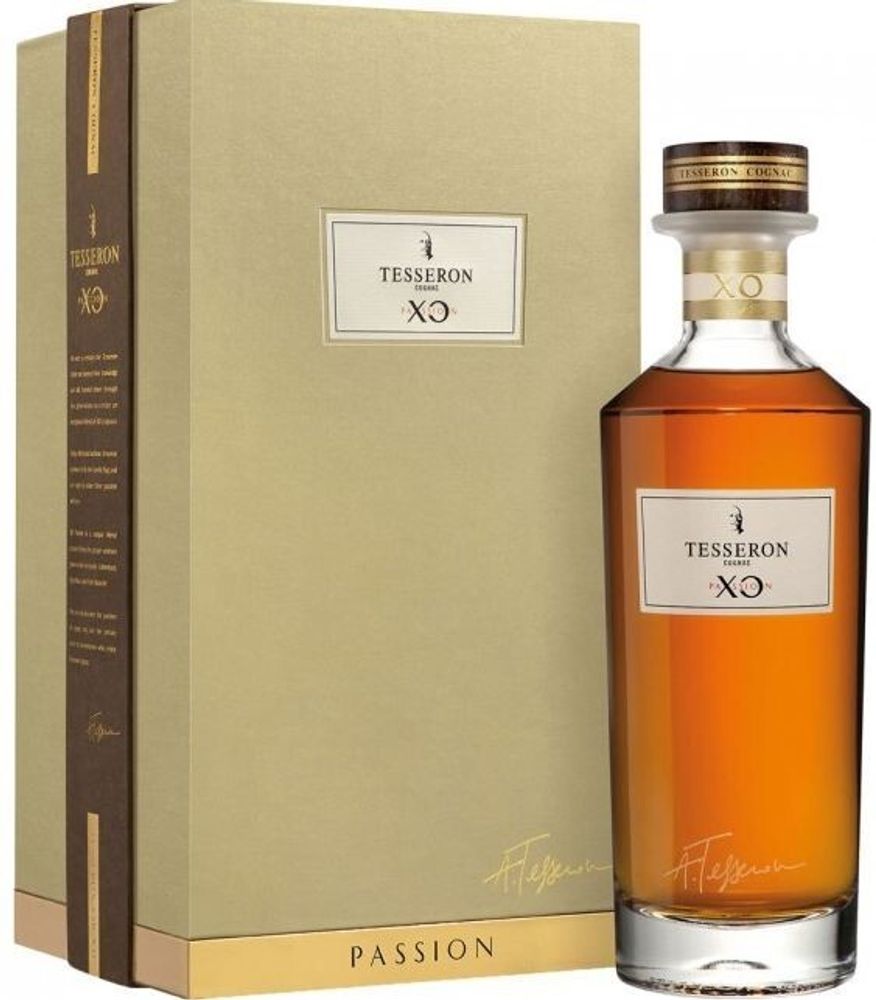 Коньяк Tesseron Passion XO Cognac AOC in decanter &amp; gift box, 0.7 л