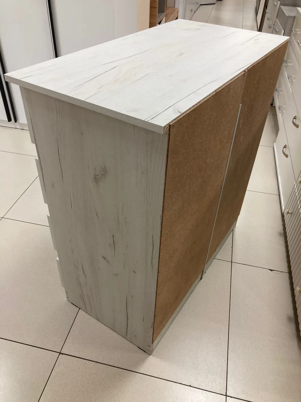 Комод Стандарт 5 дуб крафт белый