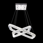 Eletto Granda EL336P70 LED Люстра хрустальная с пультом Хром