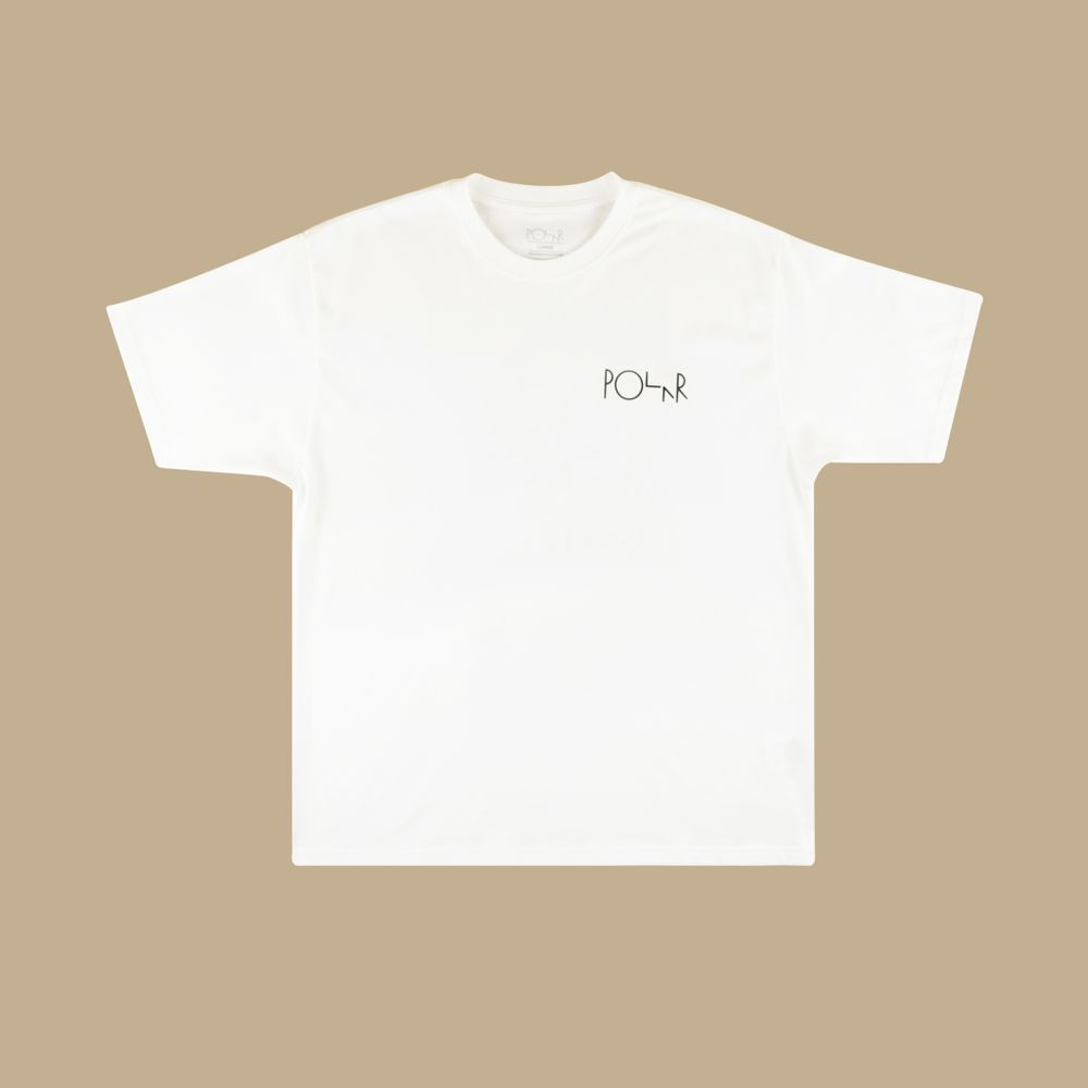 POLAR ФУТБОЛКА FILL LOGO TEE (WHITE)