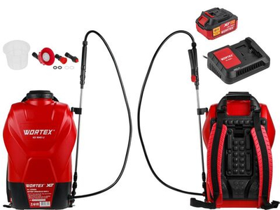 Аккуммуляторный опрыскиватель WORTEX KS 1640 Li ALL1 XLT SET 18В, 16 л, 4 Ач