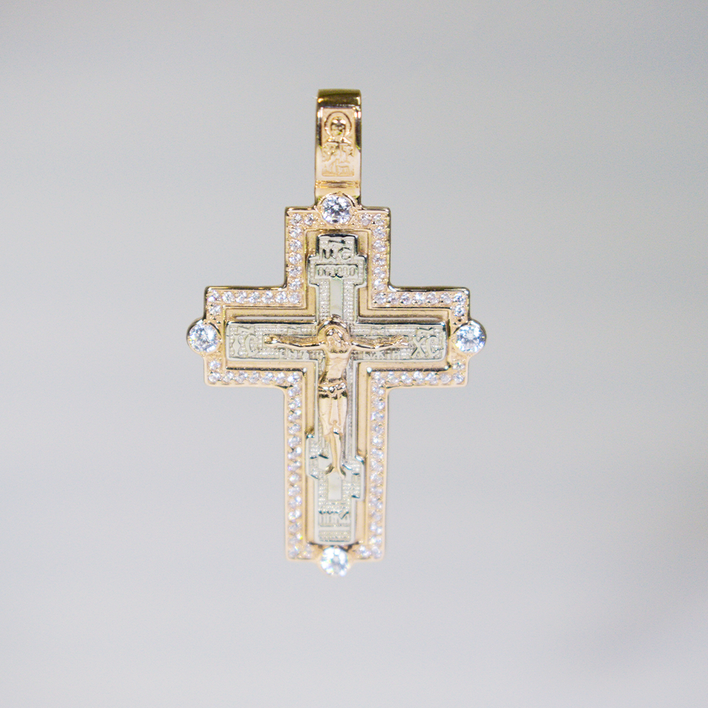 Крест с фианитами Signature Collection