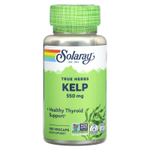 Solaray, True Herbs, водоросли, 100 растительных капсул