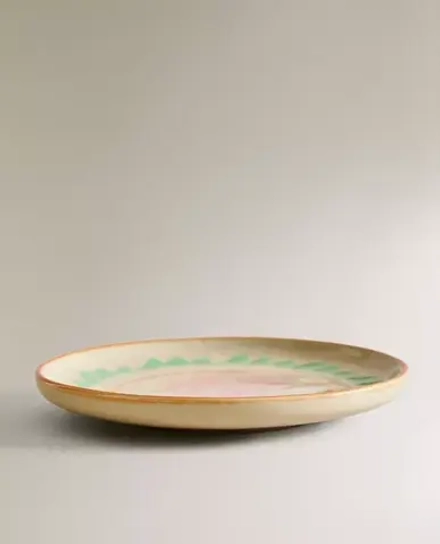 ZARA HOME Х NANUSHKA ДЕСЕРТНАЯ ТАРЕЛКА ИЗ РАСПИСНОЙ КЕРАМИКИ