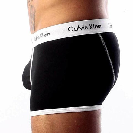 Мужские трусы боксеры Calvin Klein 365 Black White