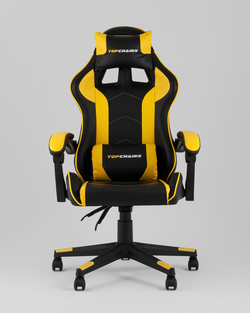 Кресло спортивное TopChairs Shadow черно-желтый