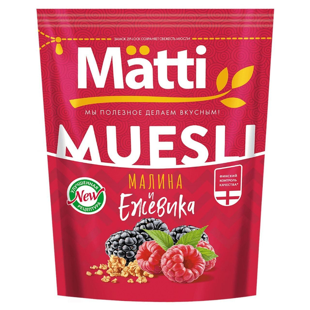 Мюсли Matti малина и ежевика