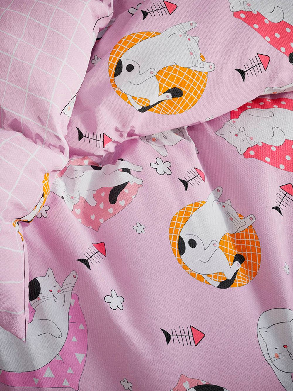 Постельное белье бязь Сказка "Лола/Лола (компаньон)" Наволочка 50х70 см 1 шт Простынь 150x215 см