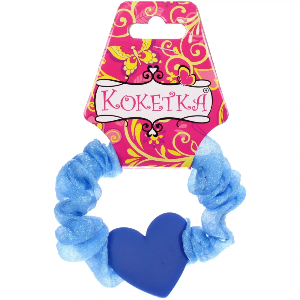 Резинка для волос «Лантана», яркое сердце, микс 4 цвета, d-5,5см