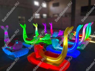 Парковый электромобиль «Дельфинчик-морячок», розовый