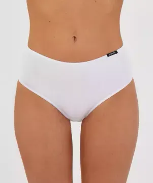 Трусы (2шт) женские слипы классика Atlantic 2BLP-579,белый