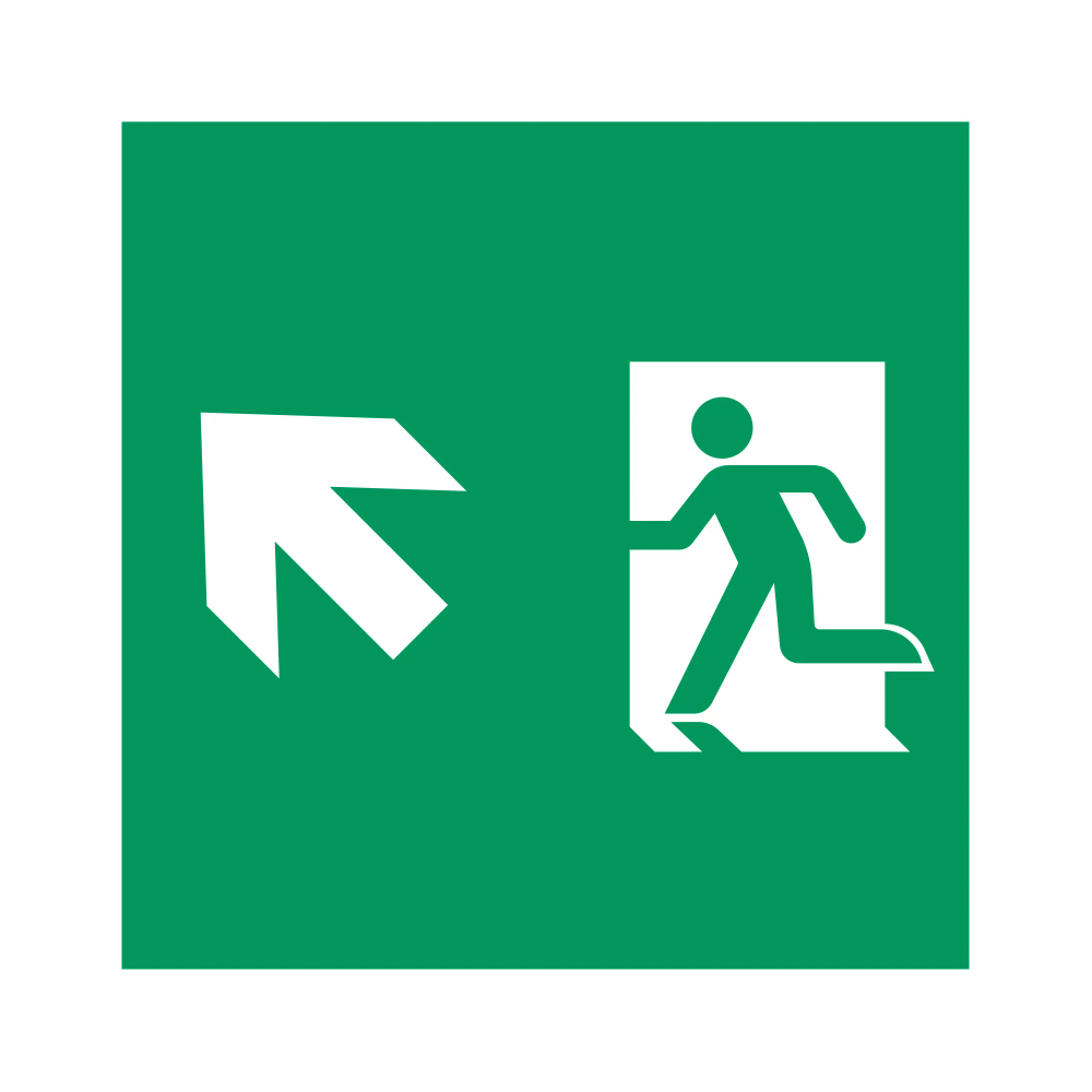 Пиктограмма EMGP-MARK-MA-LUP (Человек, Вверх-Влево) (Arlight, Пластик) 059840