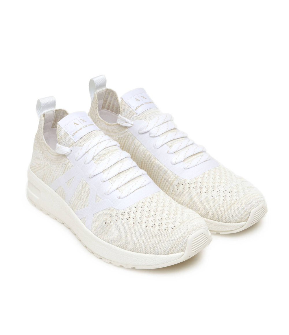 Кроссовки ENGLISH Armani Exchange - кремовый(XUX207 XV810)