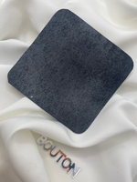 Термоаппликация "BLITZ" Термозаплатка "квадрат" кожзам, замша 8х8 см 01 кожзам черный