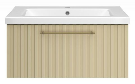 Тумба под раковину Alicante 80 подвесная (капучино)