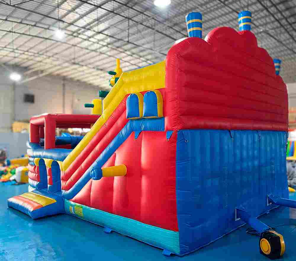 Надувной корабль «Весёлый Роджер с крышей», 10х6,3х6