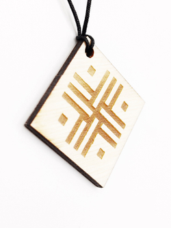 Деревянный славянский оберег Путник