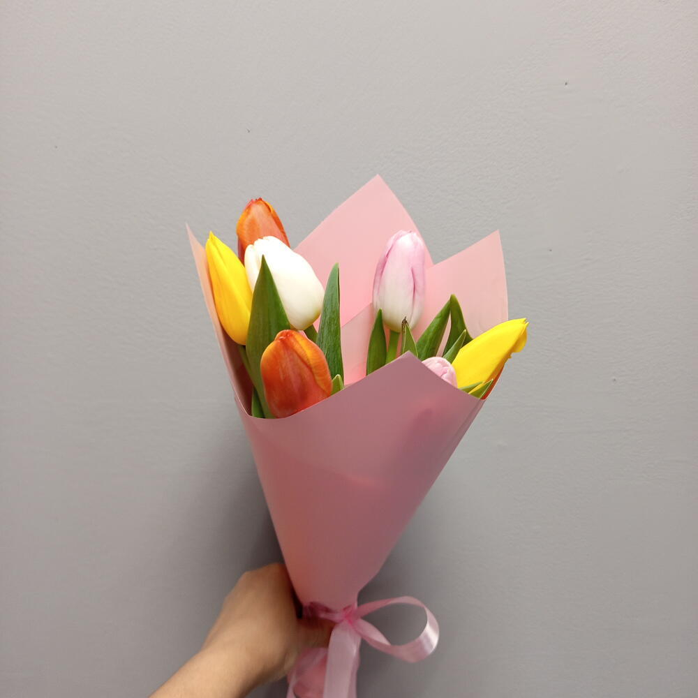 Букет из тюльпанов