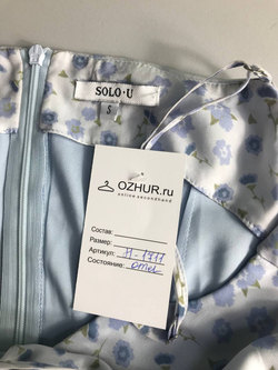 Платье Solo U в бельевом стиле, маркировка S, визуально на 44 размер