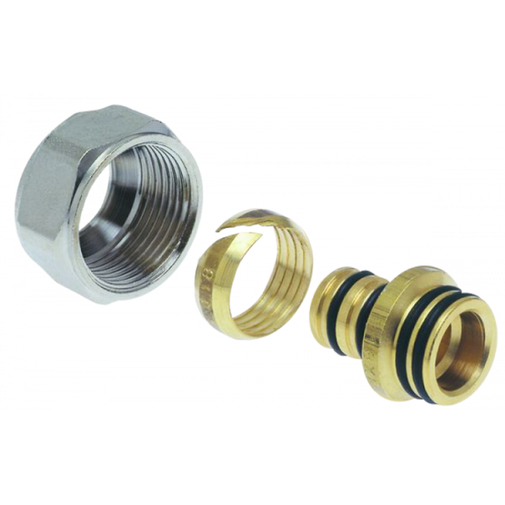 Евроконус д/подкл. трубы сшит. 16*2.2 - 3/4" TIM