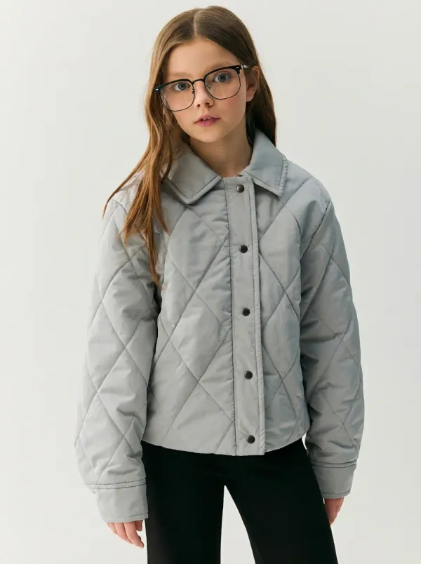 Куртка стеганая укороченная 