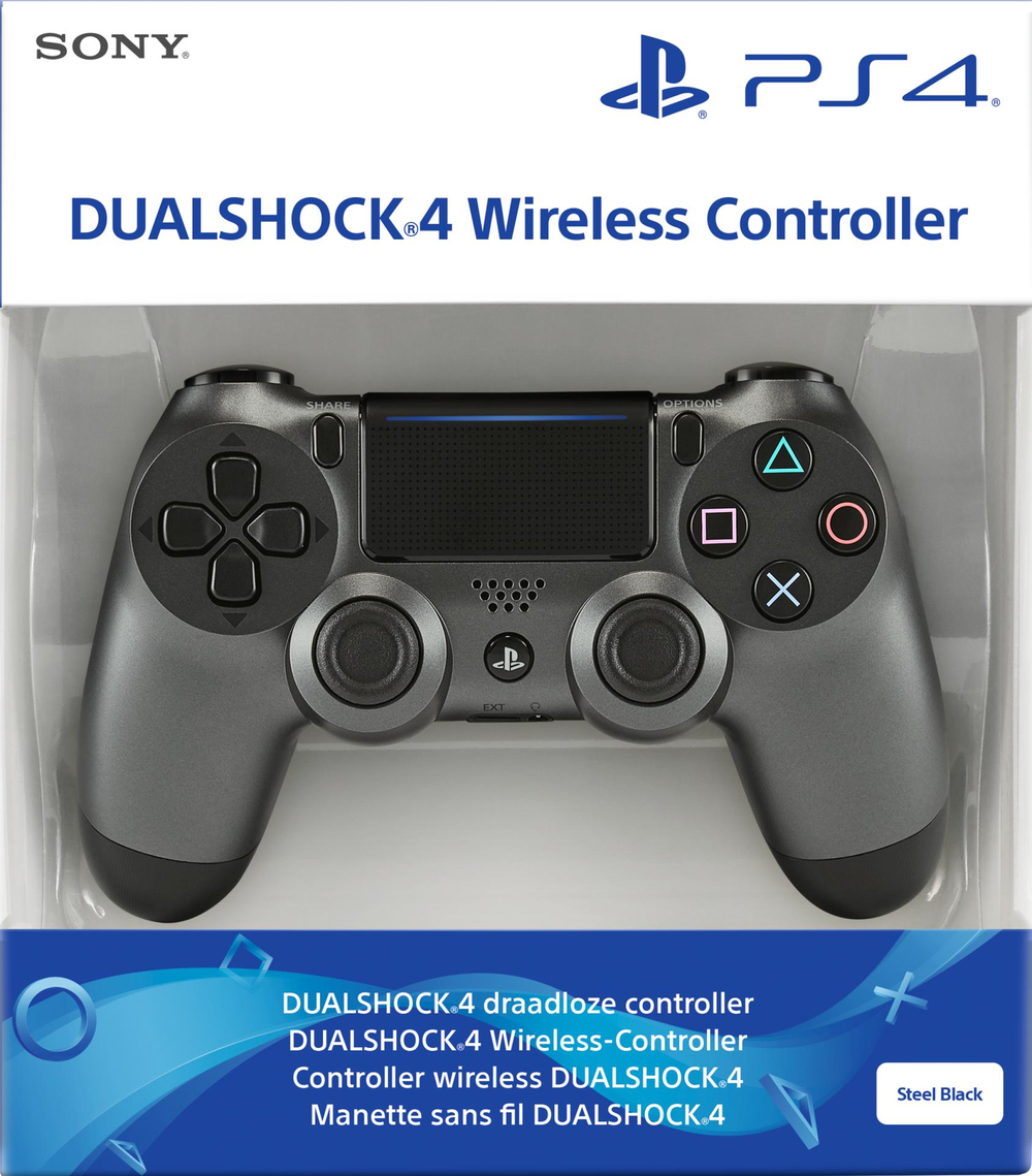 Dualshock 4 v2 Steel Black Стальной Черный