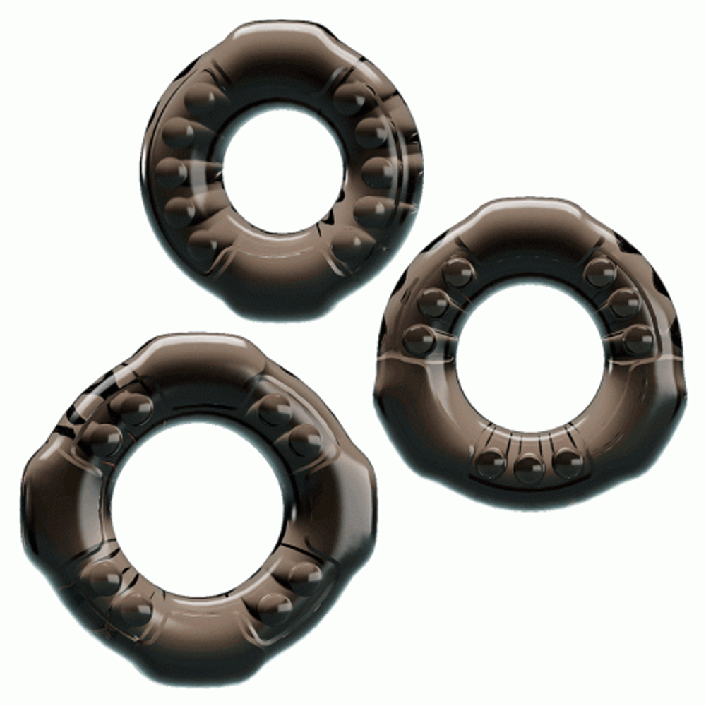 Набор эрекционных колец Baile Cock rings, 3 шт