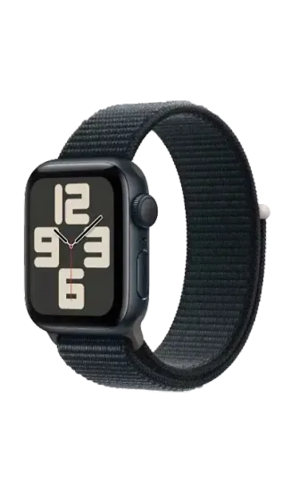 Apple Watch SE 2023, 40 мм черный , текстильный ремешок