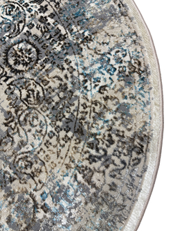 Ковер Roma 37908A Blue FLS/Beige FLS Овал