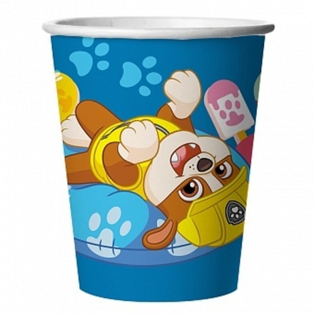 Стаканы (250 мл) Щенячий Патруль Синий 6 шт.