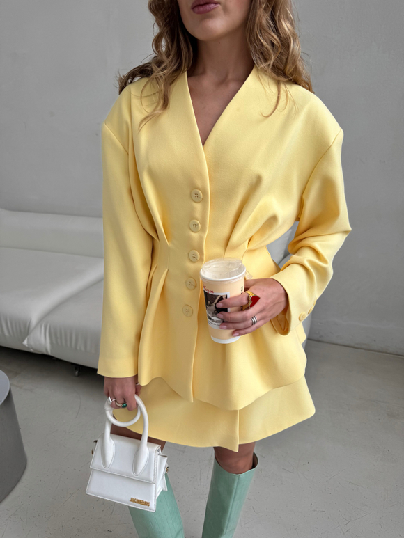 Блейзер Lemon tree лимонный