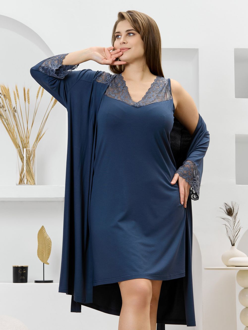 Халат Джара-3 Виотекс АНТРАЦИТ